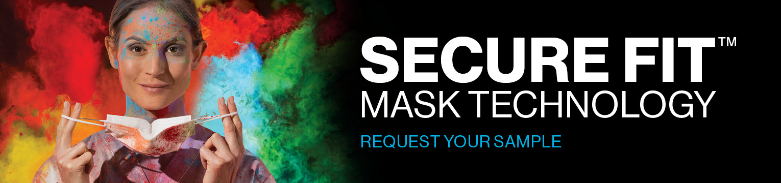 Crosstex™ Surgical Masks with Patented Secure Fit™ Technology Samples