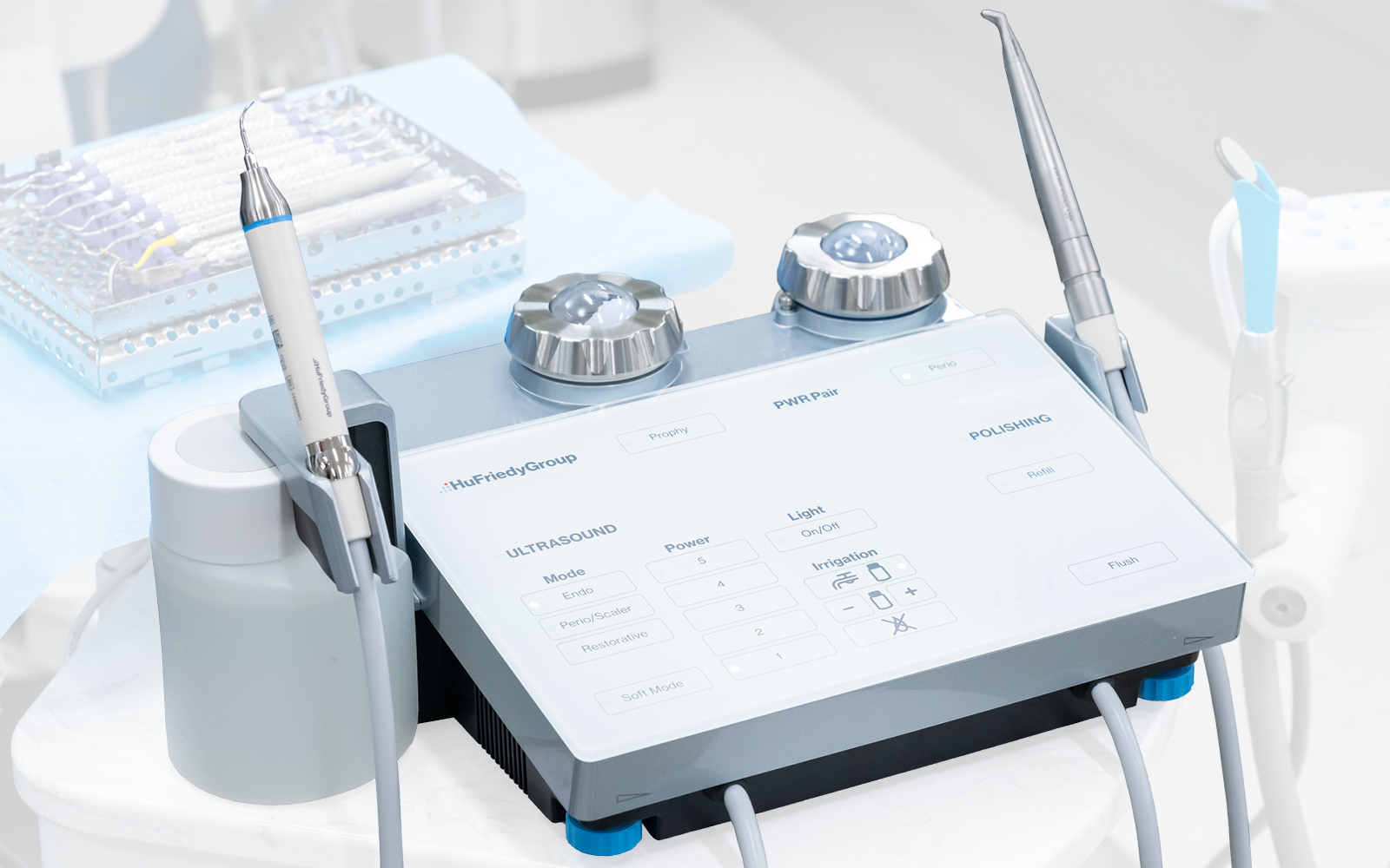 PWR Piezo handpiece and PWR Air Polishing unit