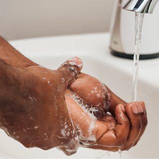 Washing hands