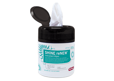 Shine reNEW™ Instrument Wipes, Canister of 20