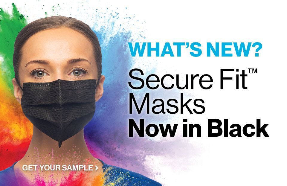 Secure Fit Masks now in Black