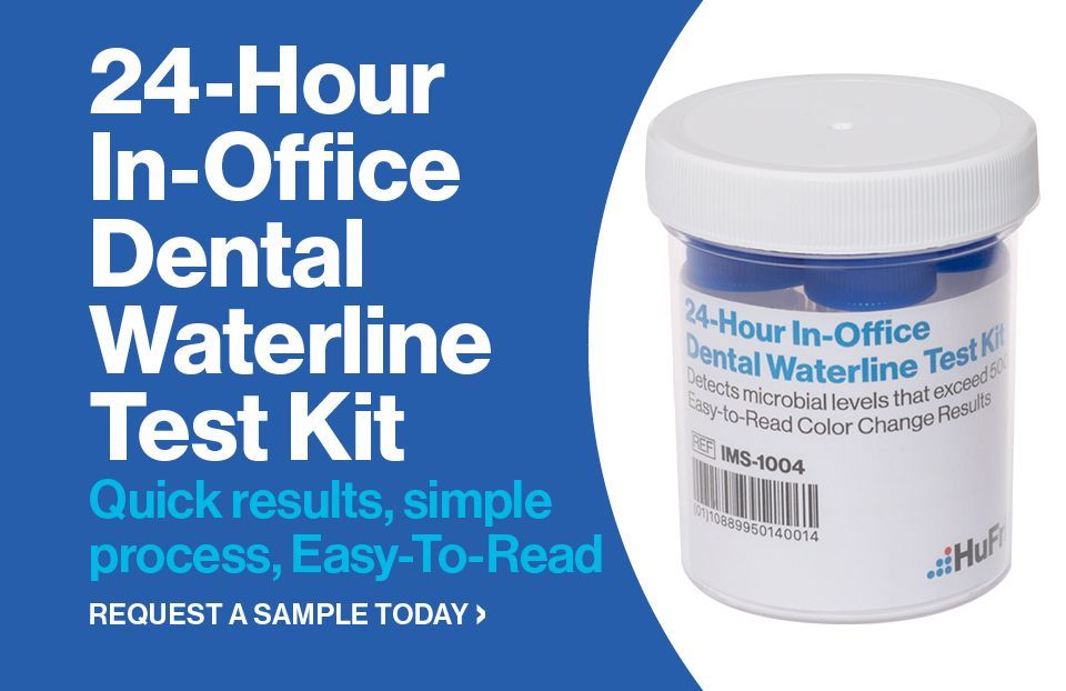 24 Hour In Office Dental Waterline Test Kit, Request a sample today