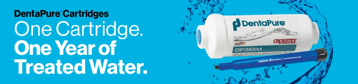 DentaPure™ Cartridge. One cartridge. One year of treated water.