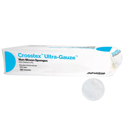 Crosstex™ Ultra-Gauze™ Non-Woven Sponges 4-Ply, Non-Sterile