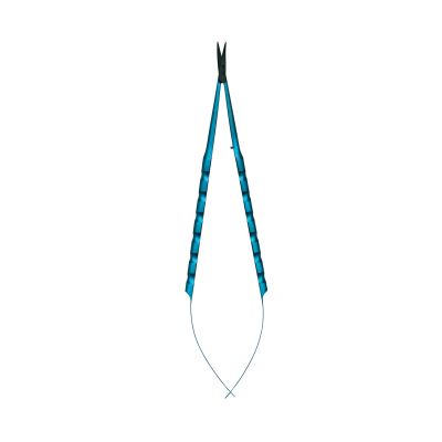 Micro Castroviejo 弯钛剪