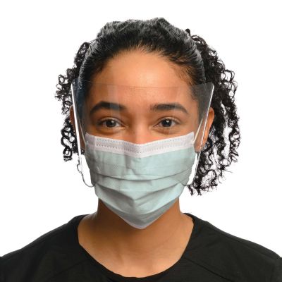 Crosstex™ Isofluid™ FogFree™ Earloop Mask with Shield