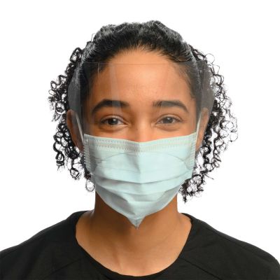 Crosstex™ Isofluid™ FogFree™ Earloop Mask with Shield with Secure Fit™ Mask Technology