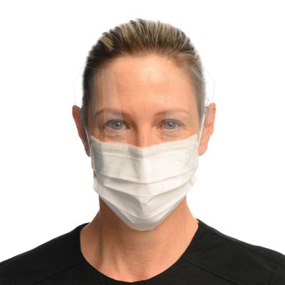 Crosstex™ Ultra™ Sensitive FogFree™ Earloop Mask with Shield with Secure Fit™ Mask Technology